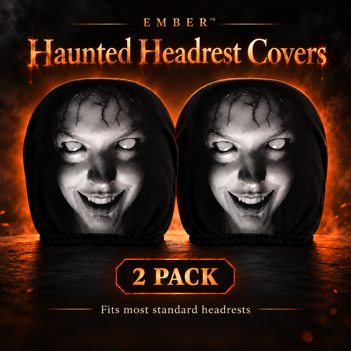 EMBER™ Haunted Headrest Covers